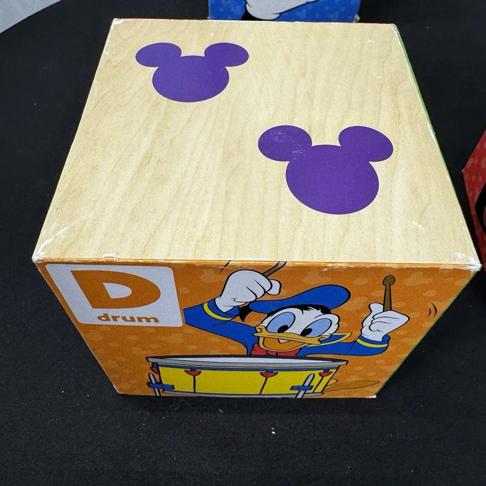 Mickey‎ Mouse Stackable Decoupage Cubes Nesting Boxes Set Of 8
